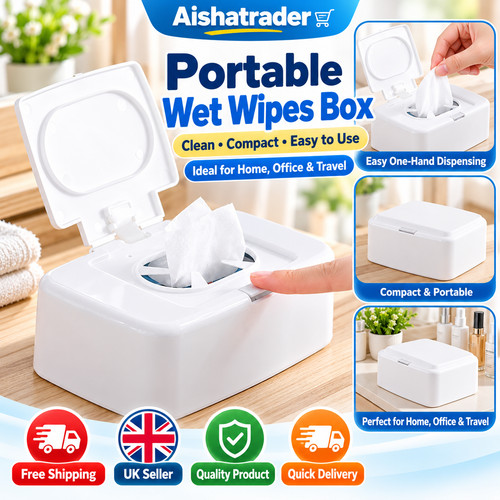 Portable wet wipe dispenser - wet,