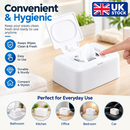 Portable wet wipe dispenser - wet,
