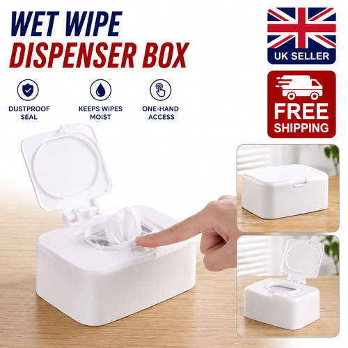 Portable wet wipe dispenser - wet,